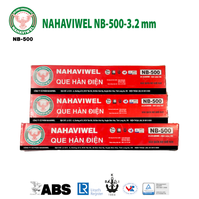 Que hàn điện Nahaviwel NB-500 LOẠI 3.2 mm