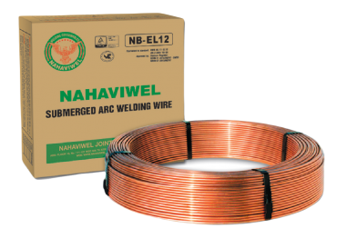 NAHAVIWEL Submerged Arc Welding Wire NB NB EL12, diameter of 2.4mm (copper plated)